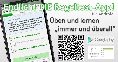 Die Regeltest-App für Handballschiedsrichter